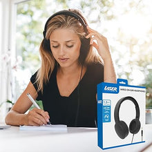 Load image into Gallery viewer, Laser Wired Over Ear Stereo Headphones Black 1